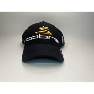 Cobra Pro V1 FootJoy Golf Hat New Era Flex Fit Black Sz L/XL